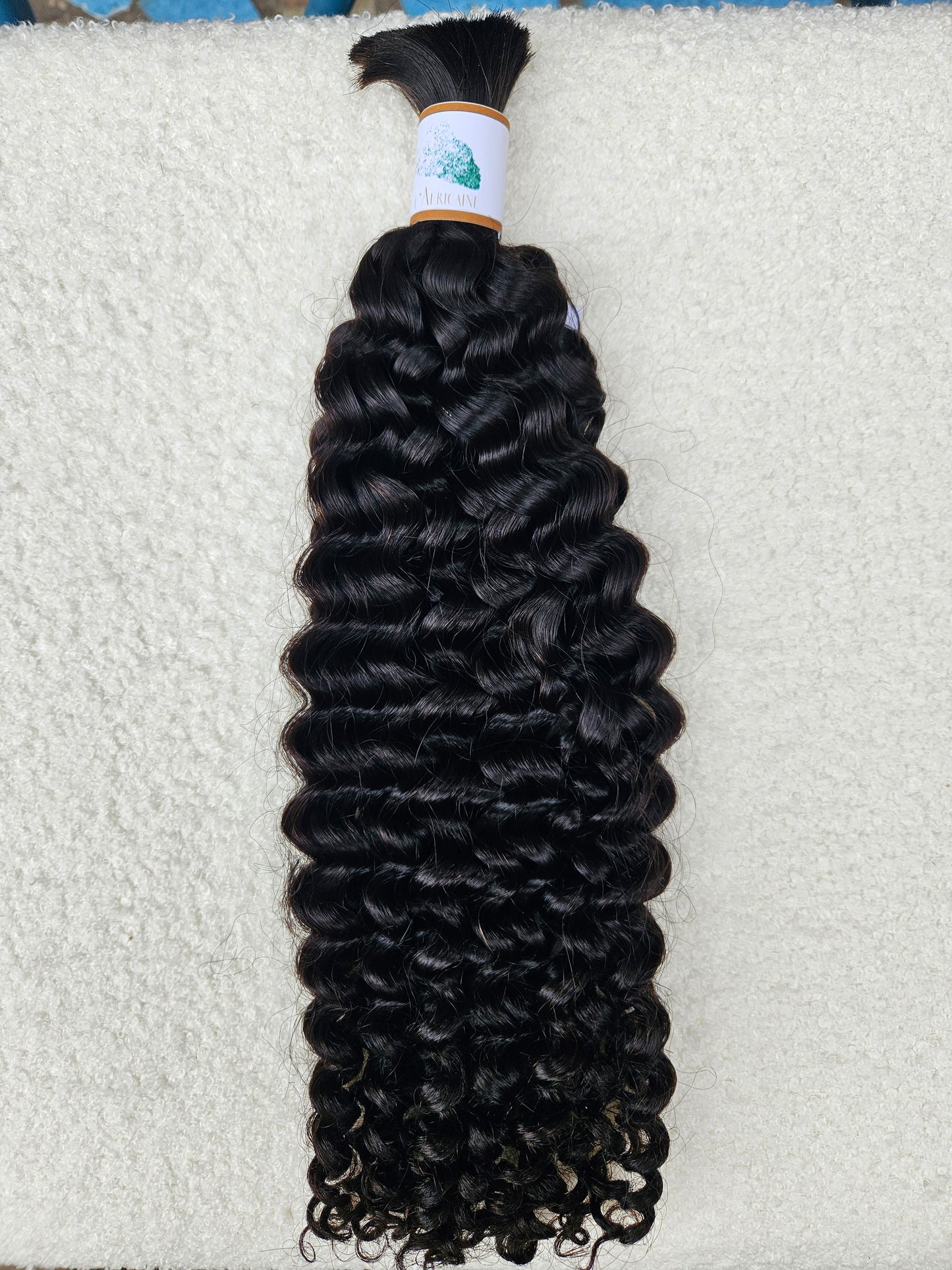 Mèche naturelle boho braids noir Tia curl