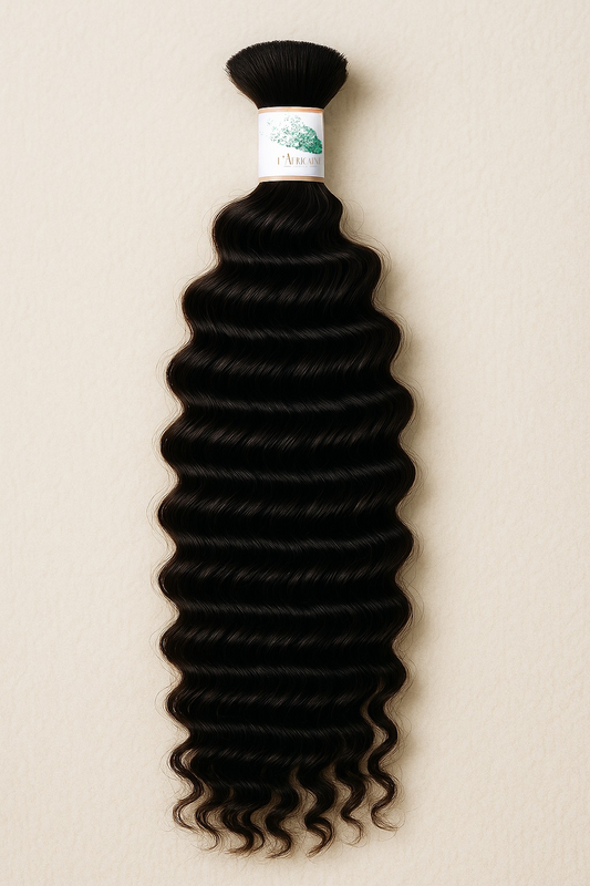 Mèche naturelle boho braids noir Tia style