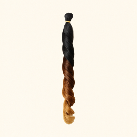 REINE E. French Curls glamour dégradé 3 couleurs noir/châtain/blond doré OK