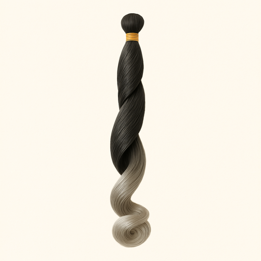 REINE E. French Curls glamour dégradé gris/silver