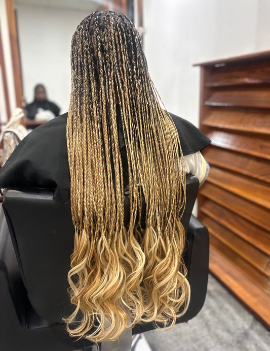 REINE E. French Curls glamour mélange de blond 27/613