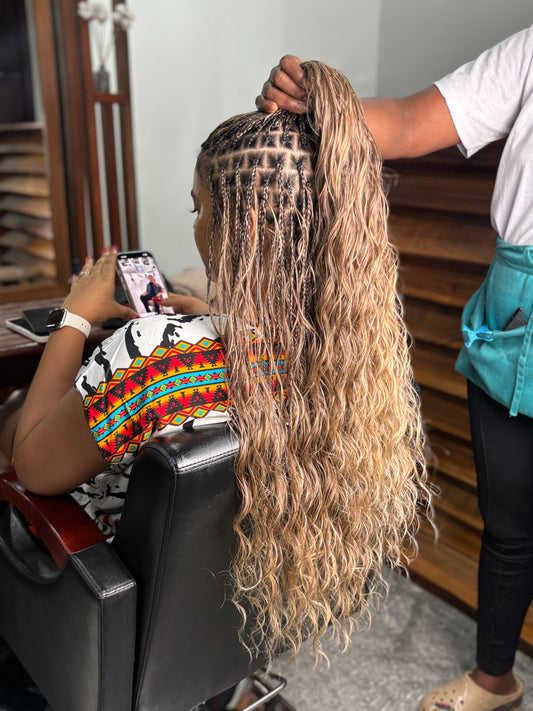 Mèche premium synthétique wavy Anna 24 pouces