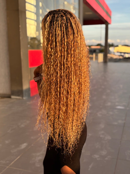 Mèche naturelle boho braids Ella Curl 27/613