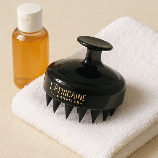 Brosse massante stimulante pousse cheveux